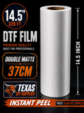 Premium DTF Transfer Film Roll - 14.5" x 328FT (36.8cm x 100m)