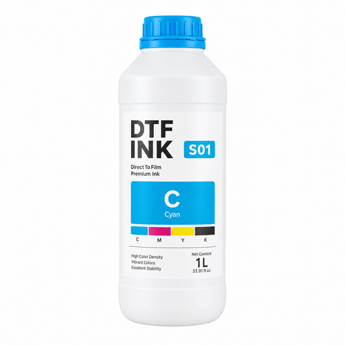 DTF Ink S01 Cyan 1 Liter Bottle