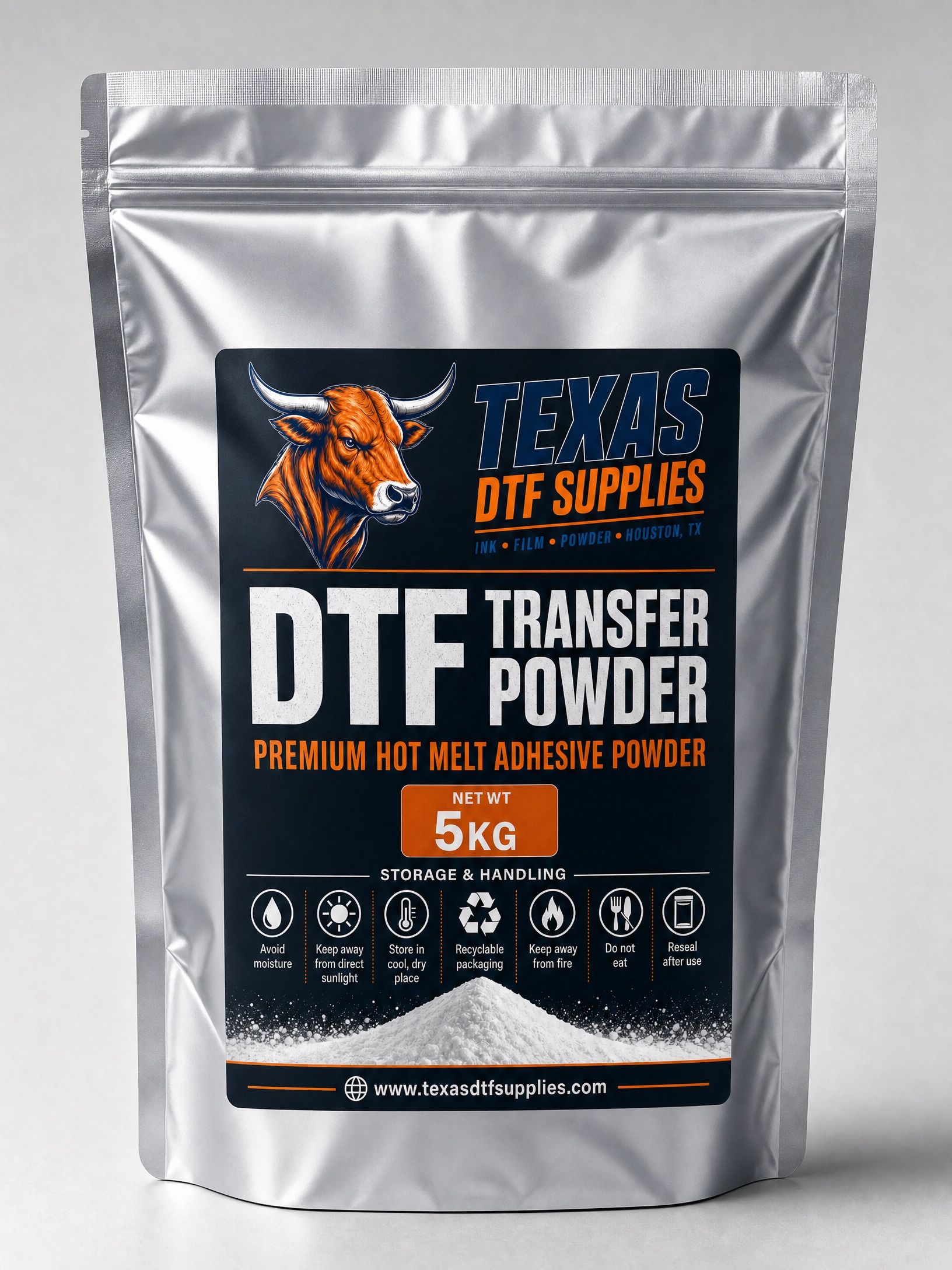 Premium Fine DTF Adhesive Powder
