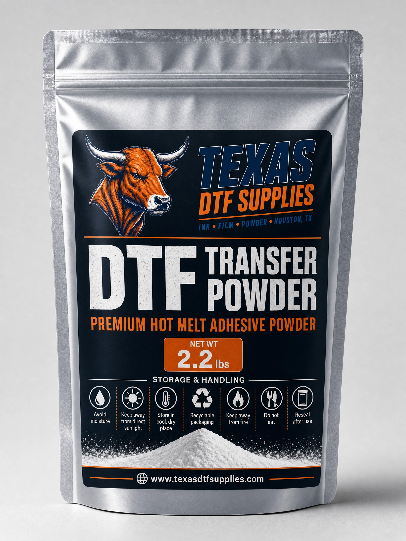 Premium Fine DTF Adhesive Powder