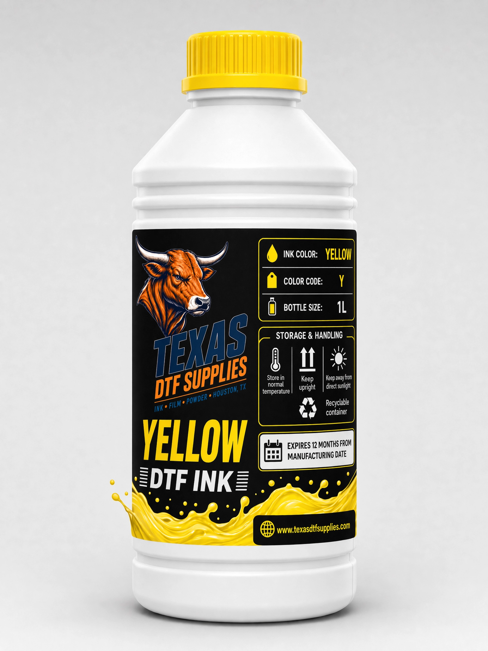 Premium DTF Ink (1000ml) - CMYK & White